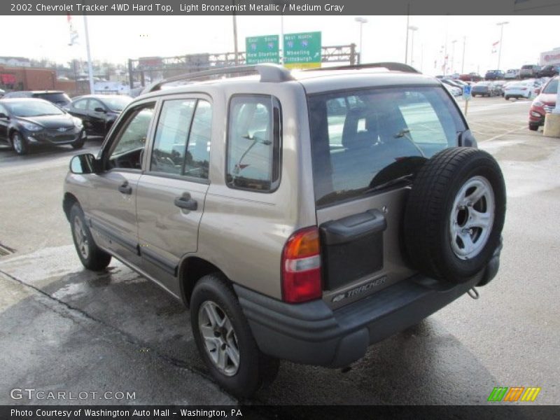 Light Bronzemist Metallic / Medium Gray 2002 Chevrolet Tracker 4WD Hard Top
