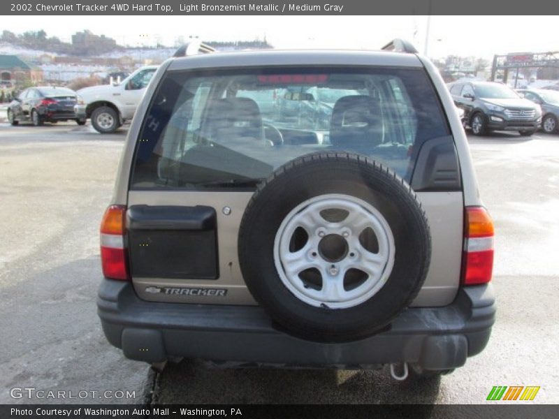 Light Bronzemist Metallic / Medium Gray 2002 Chevrolet Tracker 4WD Hard Top