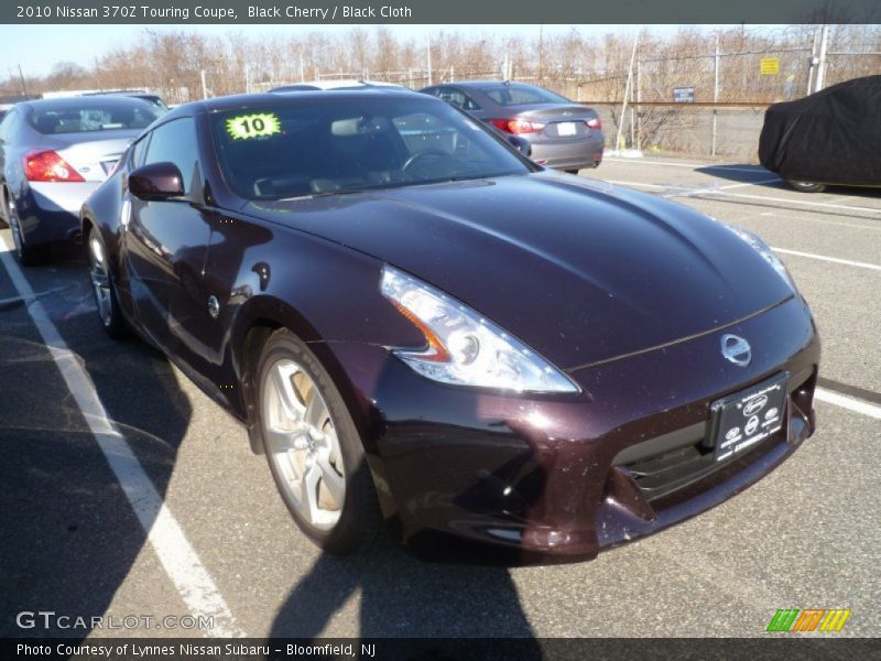 Black Cherry / Black Cloth 2010 Nissan 370Z Touring Coupe