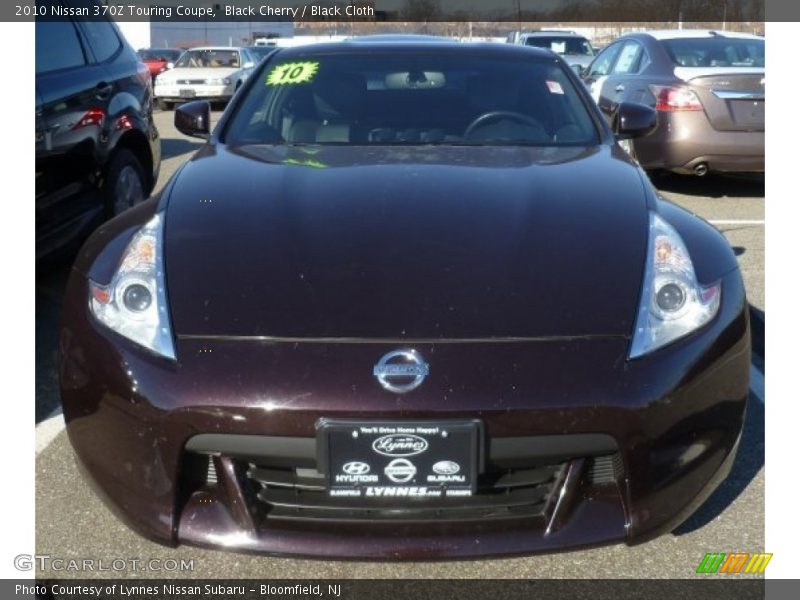 Black Cherry / Black Cloth 2010 Nissan 370Z Touring Coupe