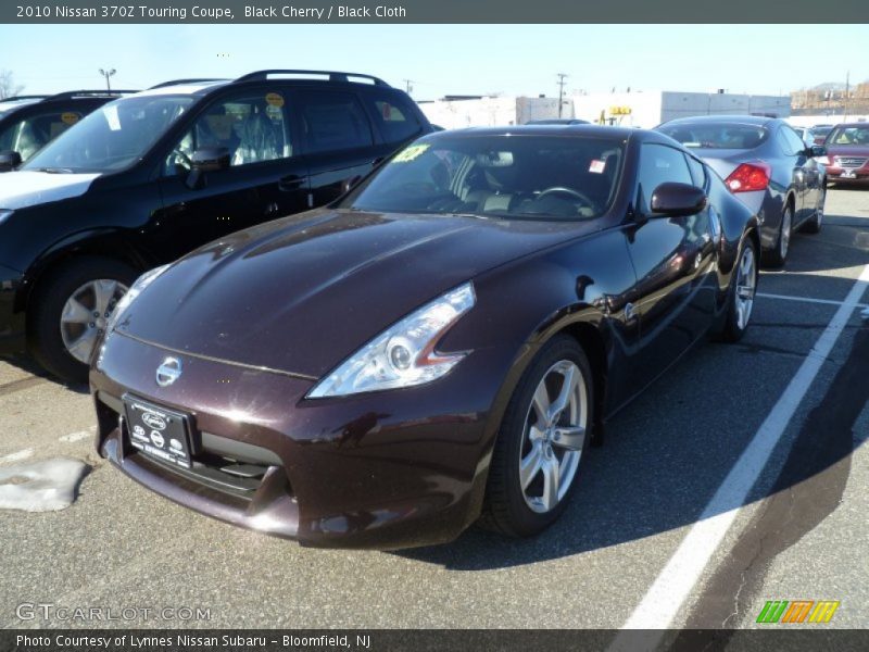 Black Cherry / Black Cloth 2010 Nissan 370Z Touring Coupe