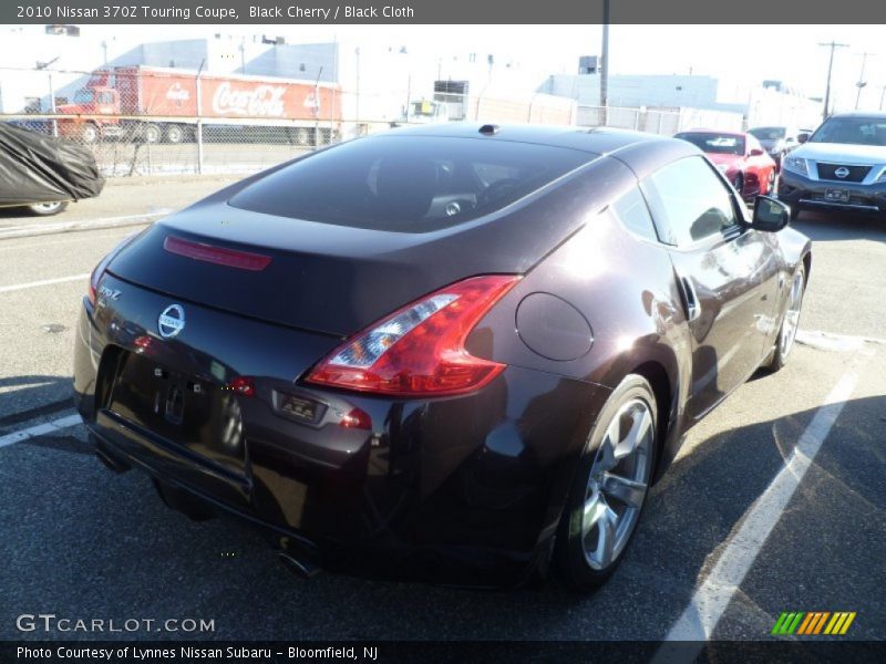 Black Cherry / Black Cloth 2010 Nissan 370Z Touring Coupe
