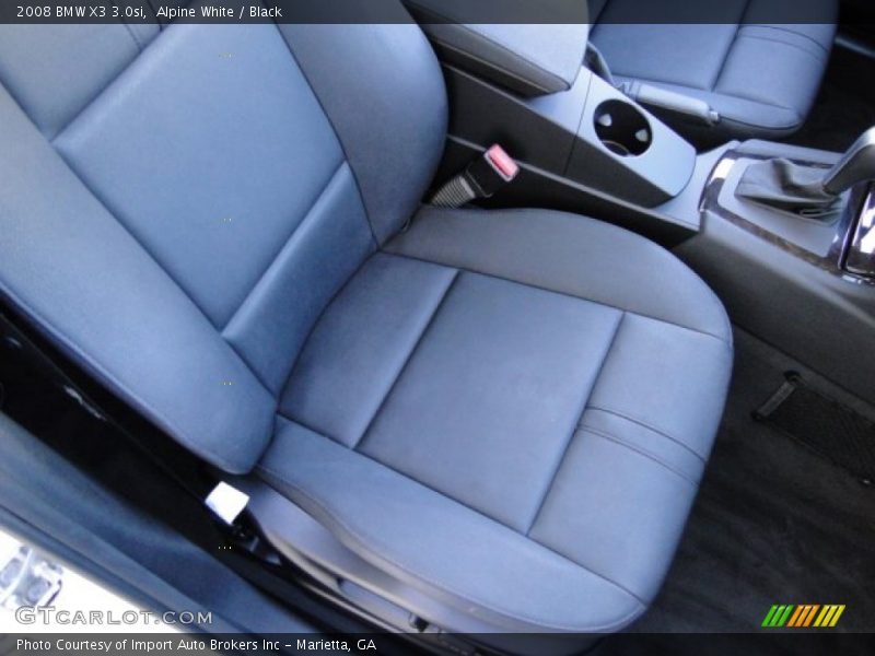 Alpine White / Black 2008 BMW X3 3.0si