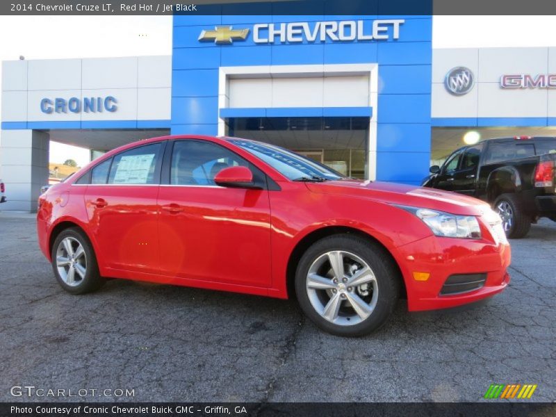 Red Hot / Jet Black 2014 Chevrolet Cruze LT