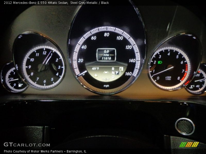  2012 E 550 4Matic Sedan 550 4Matic Sedan Gauges