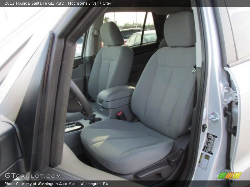 Moonstone Silver / Gray 2012 Hyundai Santa Fe GLS AWD