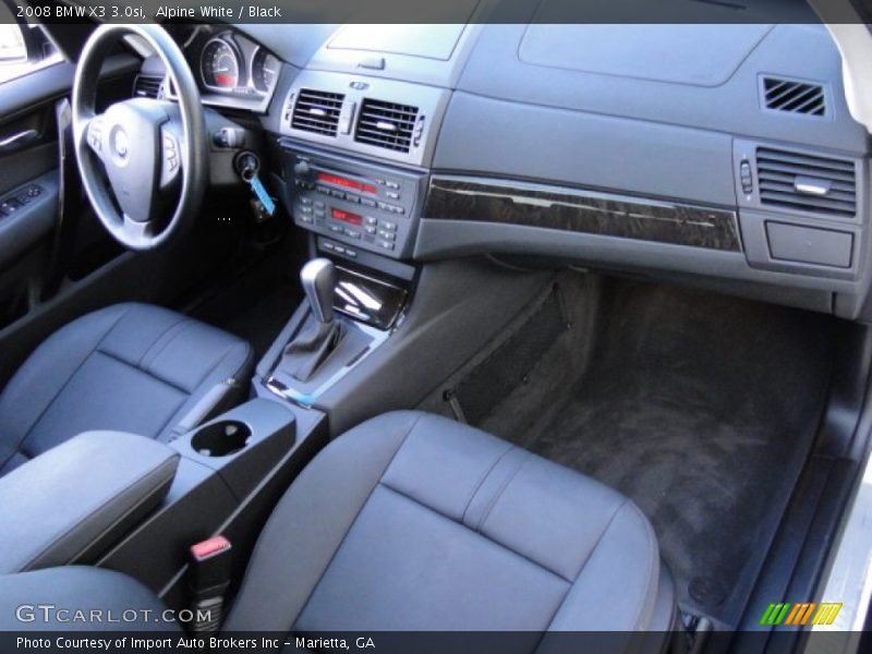 Alpine White / Black 2008 BMW X3 3.0si