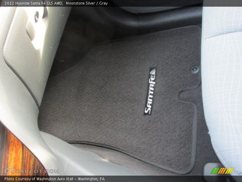 Moonstone Silver / Gray 2012 Hyundai Santa Fe GLS AWD