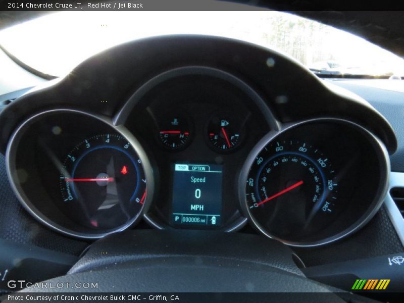 Red Hot / Jet Black 2014 Chevrolet Cruze LT