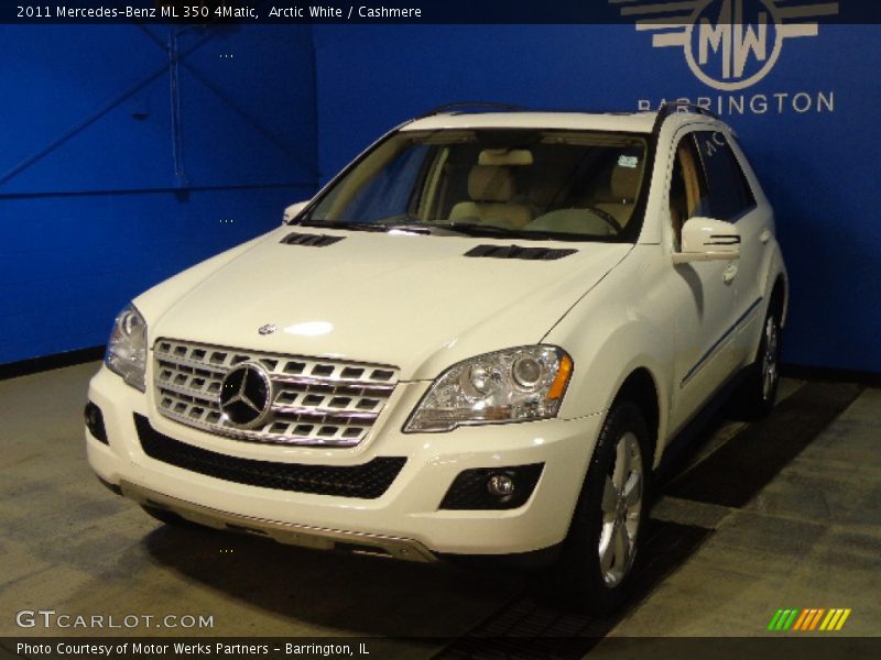 Arctic White / Cashmere 2011 Mercedes-Benz ML 350 4Matic