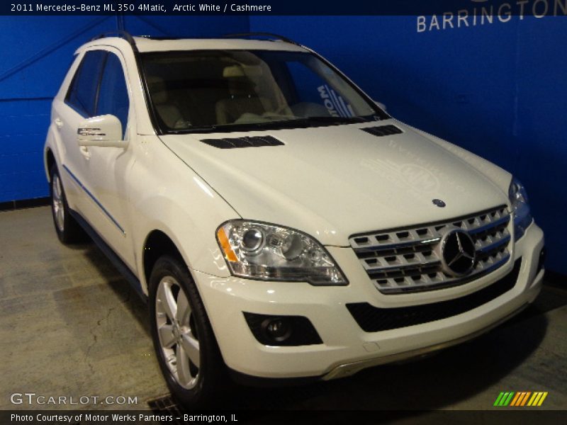 Arctic White / Cashmere 2011 Mercedes-Benz ML 350 4Matic
