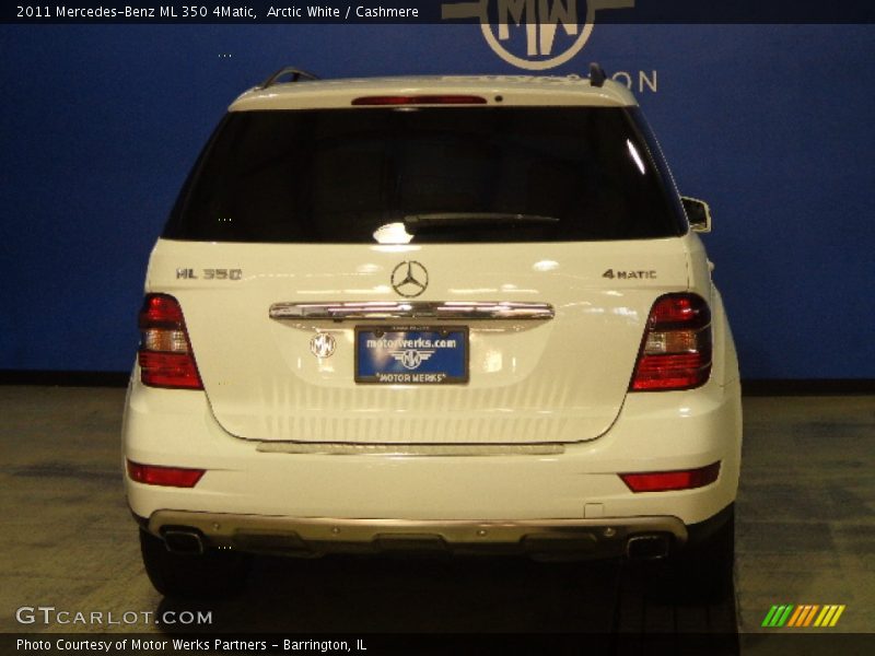 Arctic White / Cashmere 2011 Mercedes-Benz ML 350 4Matic