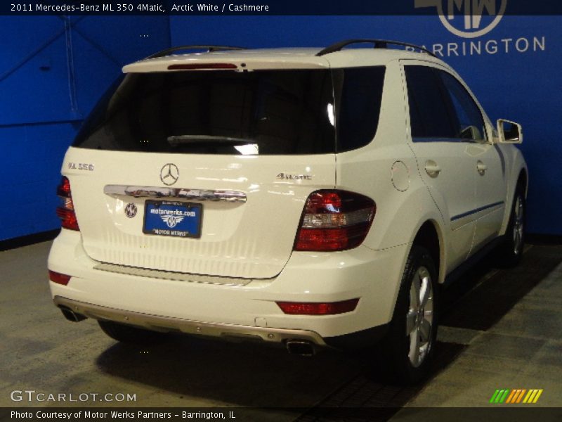 Arctic White / Cashmere 2011 Mercedes-Benz ML 350 4Matic