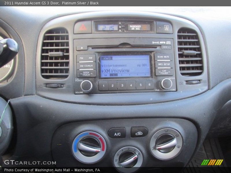 Controls of 2011 Accent GS 3 Door