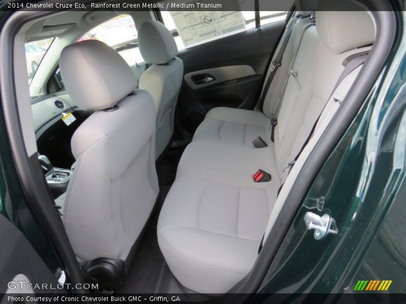 Rear Seat of 2014 Cruze Eco