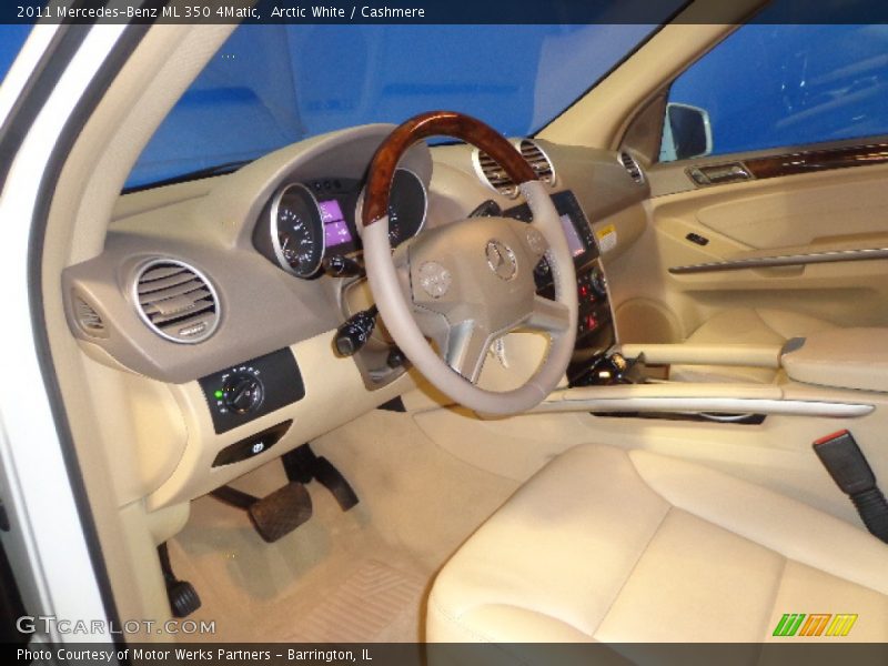 Arctic White / Cashmere 2011 Mercedes-Benz ML 350 4Matic