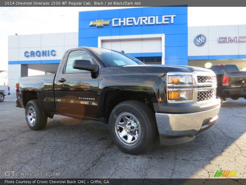Black / Jet Black/Dark Ash 2014 Chevrolet Silverado 1500 WT Regular Cab