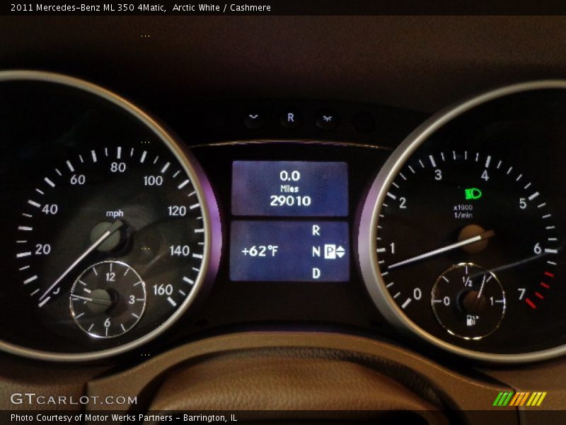 Arctic White / Cashmere 2011 Mercedes-Benz ML 350 4Matic