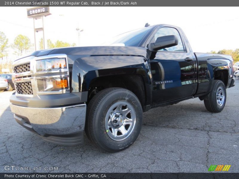 Black / Jet Black/Dark Ash 2014 Chevrolet Silverado 1500 WT Regular Cab