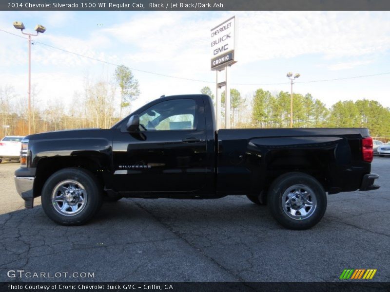 Black / Jet Black/Dark Ash 2014 Chevrolet Silverado 1500 WT Regular Cab