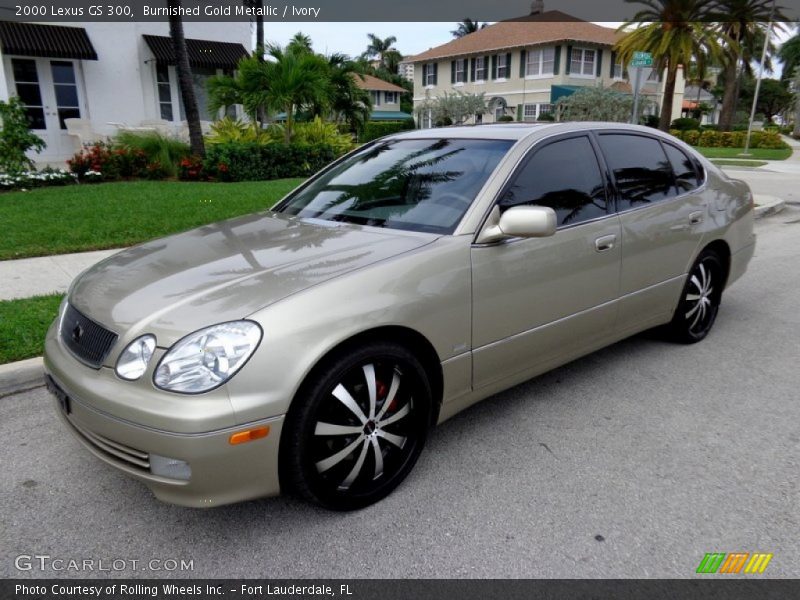Burnished Gold Metallic / Ivory 2000 Lexus GS 300