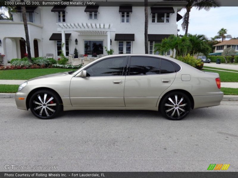 Burnished Gold Metallic / Ivory 2000 Lexus GS 300