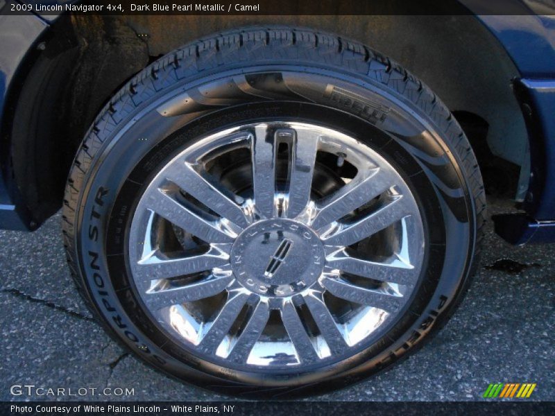 Dark Blue Pearl Metallic / Camel 2009 Lincoln Navigator 4x4
