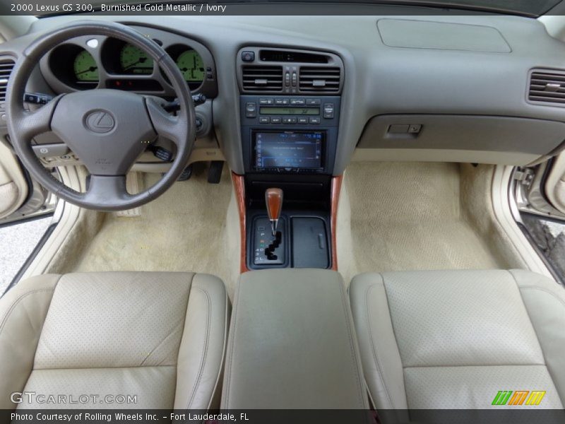 Burnished Gold Metallic / Ivory 2000 Lexus GS 300