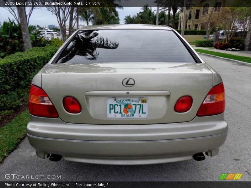 Burnished Gold Metallic / Ivory 2000 Lexus GS 300