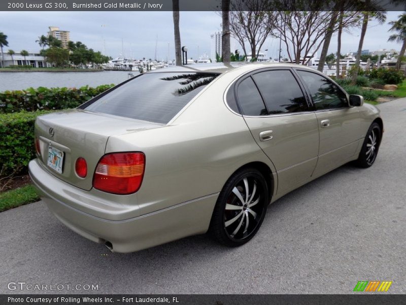 Burnished Gold Metallic / Ivory 2000 Lexus GS 300