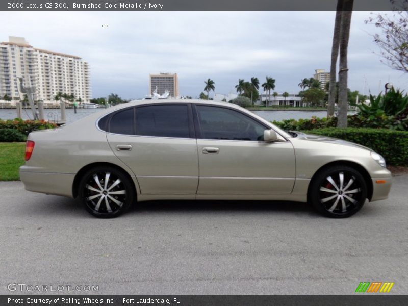 Burnished Gold Metallic / Ivory 2000 Lexus GS 300