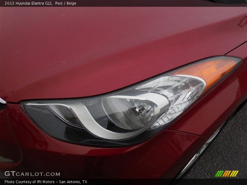 Red / Beige 2013 Hyundai Elantra GLS