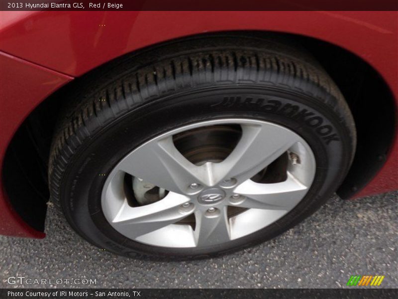 Red / Beige 2013 Hyundai Elantra GLS