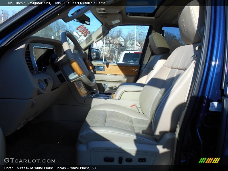 Dark Blue Pearl Metallic / Camel 2009 Lincoln Navigator 4x4