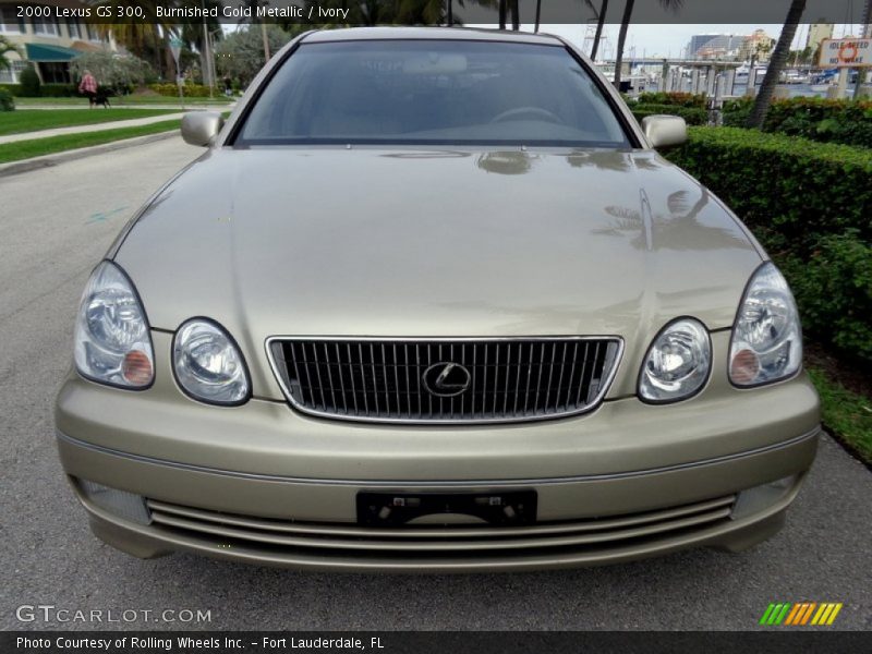 Burnished Gold Metallic / Ivory 2000 Lexus GS 300