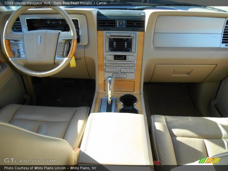 Dark Blue Pearl Metallic / Camel 2009 Lincoln Navigator 4x4