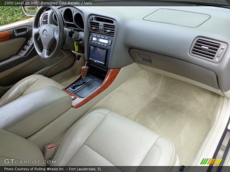 Burnished Gold Metallic / Ivory 2000 Lexus GS 300