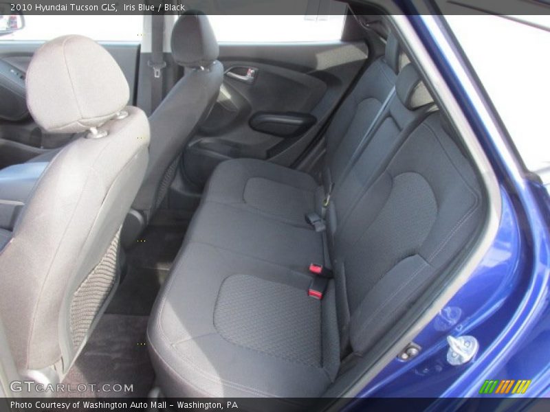 Iris Blue / Black 2010 Hyundai Tucson GLS