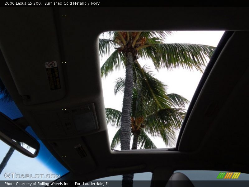 Burnished Gold Metallic / Ivory 2000 Lexus GS 300