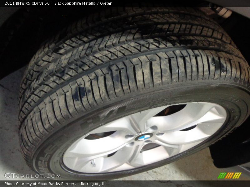 Black Sapphire Metallic / Oyster 2011 BMW X5 xDrive 50i