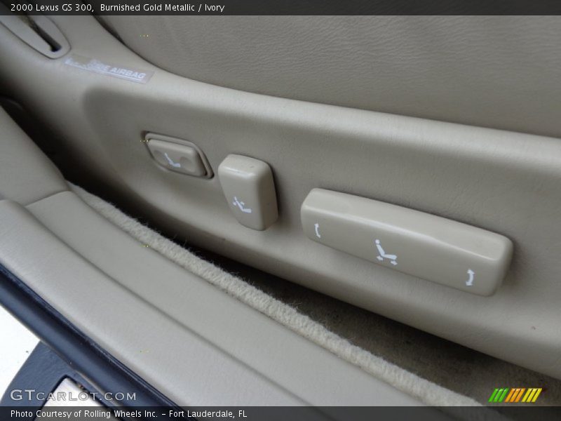Burnished Gold Metallic / Ivory 2000 Lexus GS 300