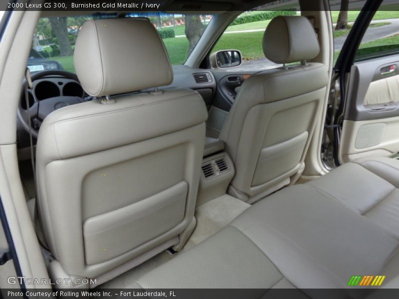 Burnished Gold Metallic / Ivory 2000 Lexus GS 300