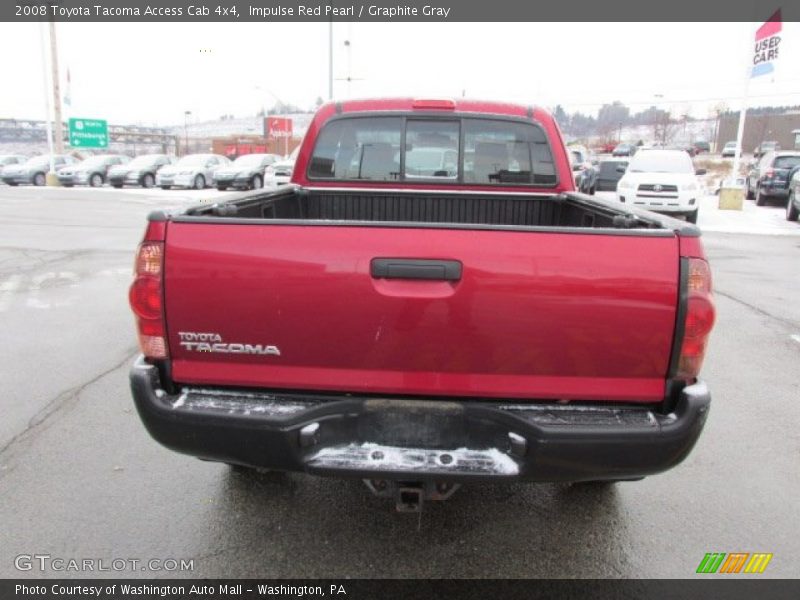 Impulse Red Pearl / Graphite Gray 2008 Toyota Tacoma Access Cab 4x4
