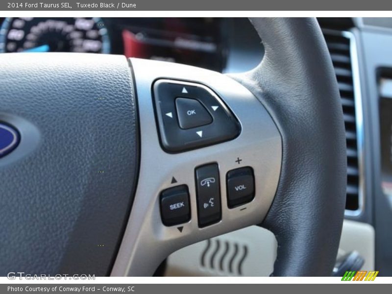 Tuxedo Black / Dune 2014 Ford Taurus SEL