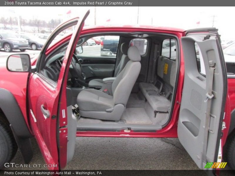 Impulse Red Pearl / Graphite Gray 2008 Toyota Tacoma Access Cab 4x4