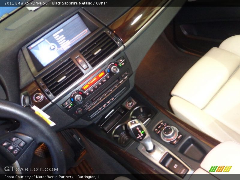 Black Sapphire Metallic / Oyster 2011 BMW X5 xDrive 50i