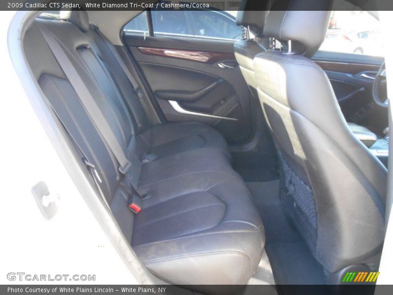 White Diamond Tri-Coat / Cashmere/Cocoa 2009 Cadillac CTS Sedan