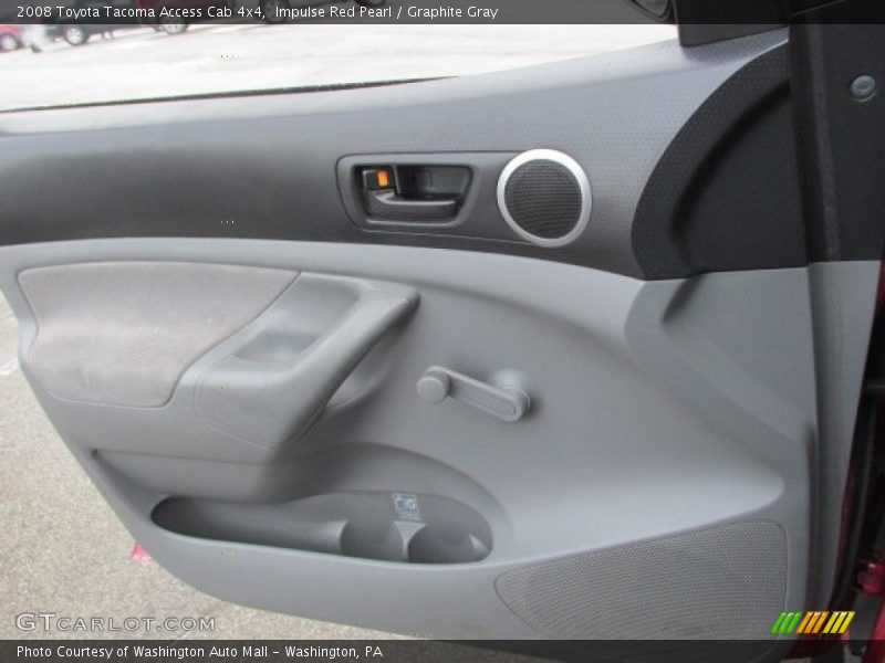Impulse Red Pearl / Graphite Gray 2008 Toyota Tacoma Access Cab 4x4