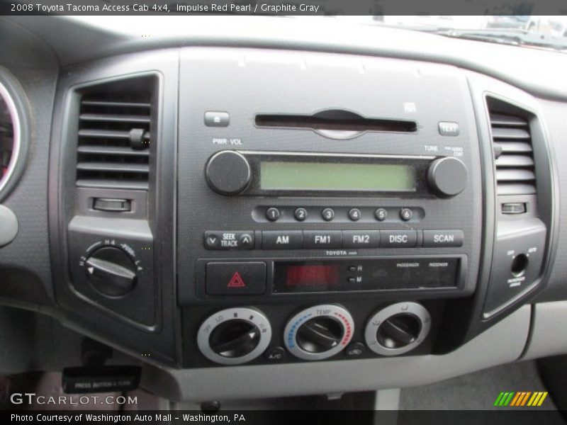 Controls of 2008 Tacoma Access Cab 4x4