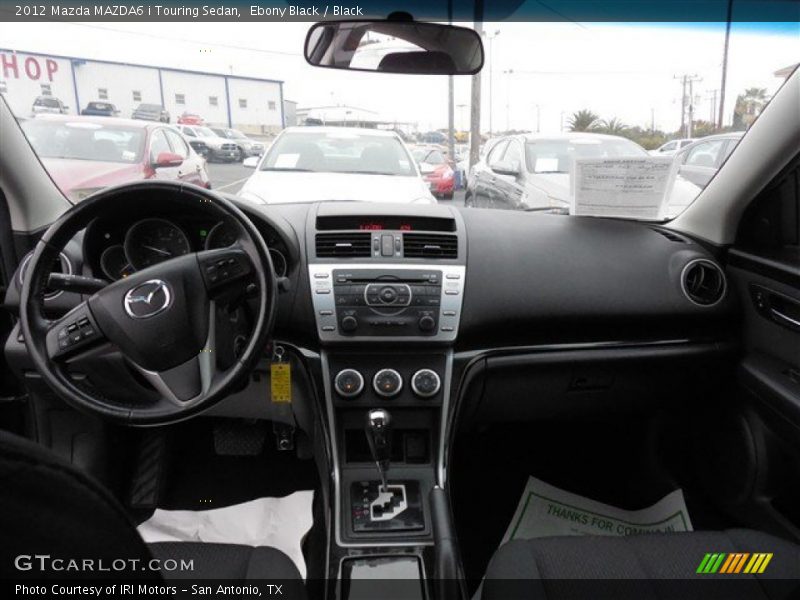 Ebony Black / Black 2012 Mazda MAZDA6 i Touring Sedan